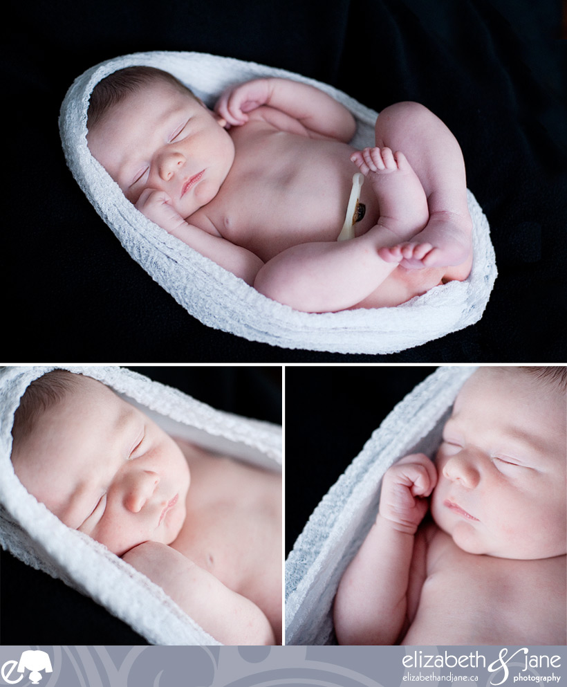 Newborn photography of the darling little baby boy Aidan in Ottawa